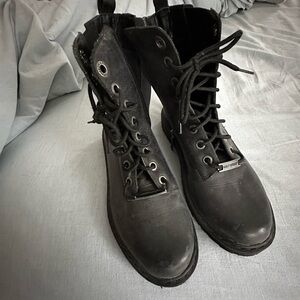 Harley-Davidson Black Combat Boots
